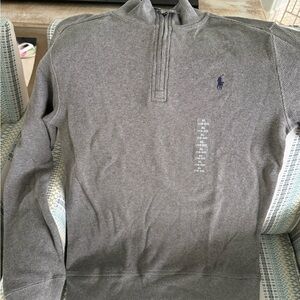 Boys Polo RL XL 18-20 Gray Pullover NWT